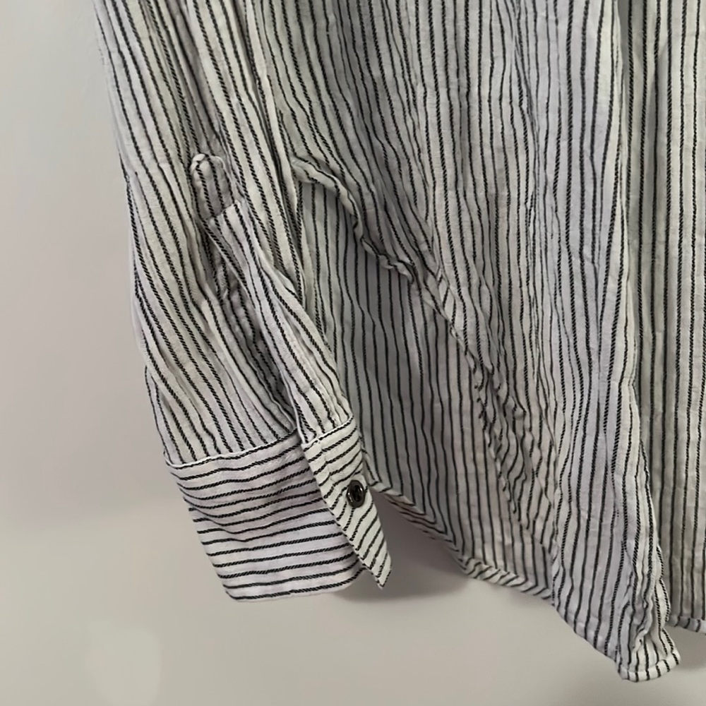 Universal Thread Goods Co. Pinstriped Button Up C… - image 4